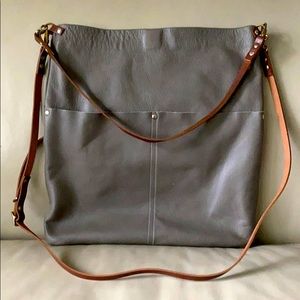 Bespoke Gray Leather Bag